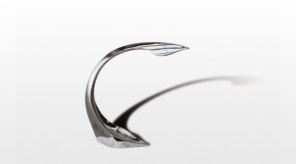"Cygne" in stainless steel.