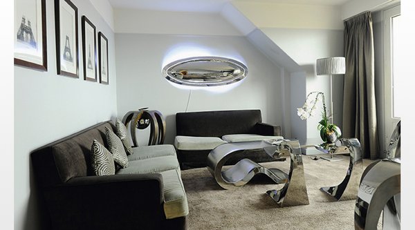 Suite "Eiffel" à l'hôtel Lutetia, Paris.